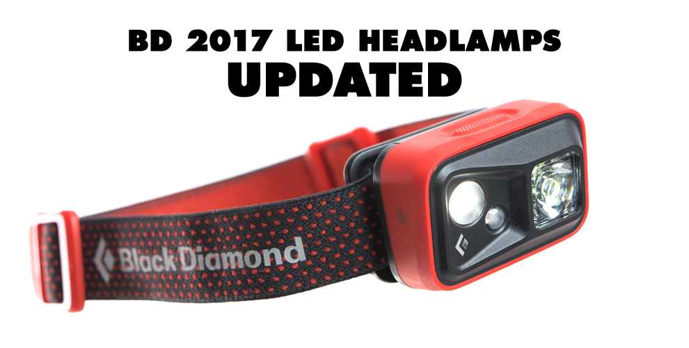 Black Diamond 2017 LED Headlamps Updated