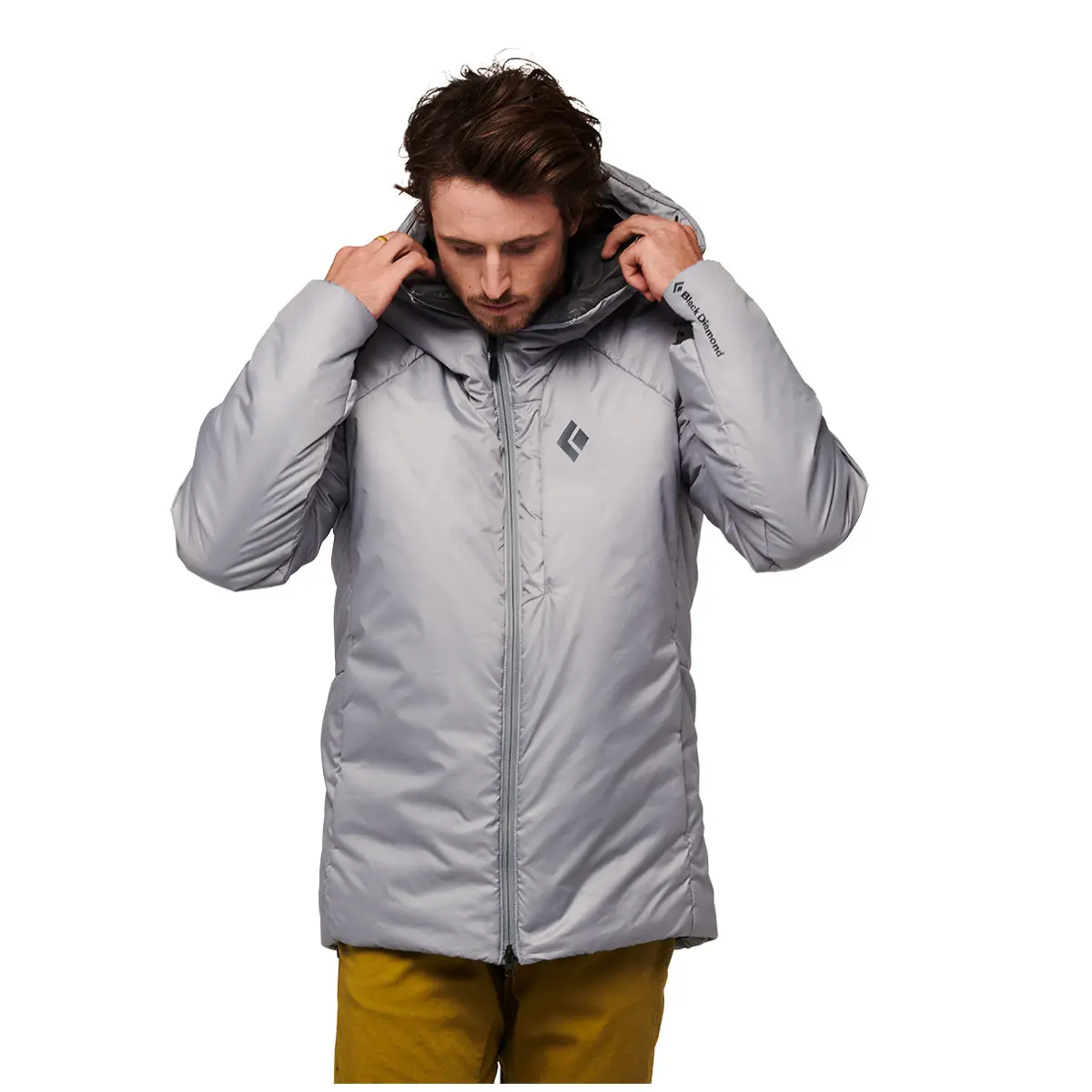 メンズ ソリューション4.0パーカー ピューター M