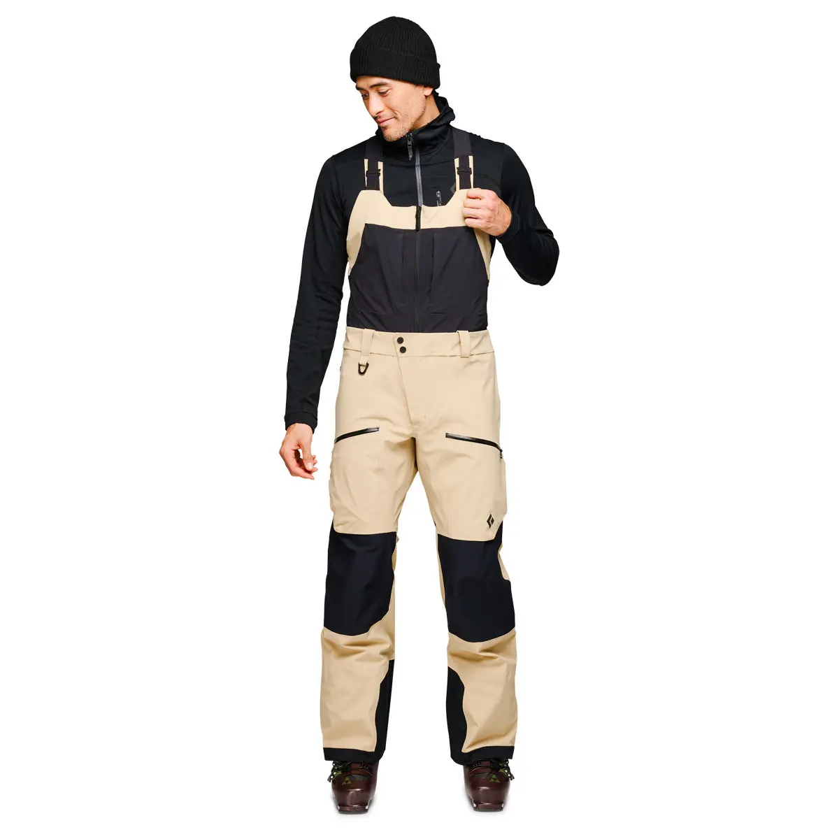 【OUTLET】メンズ リーコンストレッチプロビブ (カーキ/スモーク S) カーキ/スモーク S