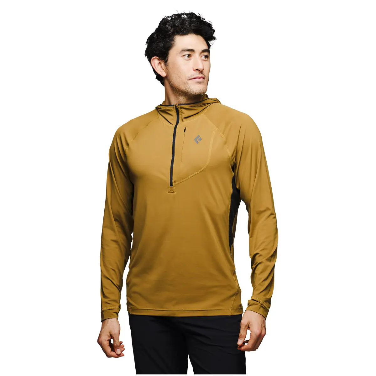 メンズ アルペングロープロフーディー フラックス L