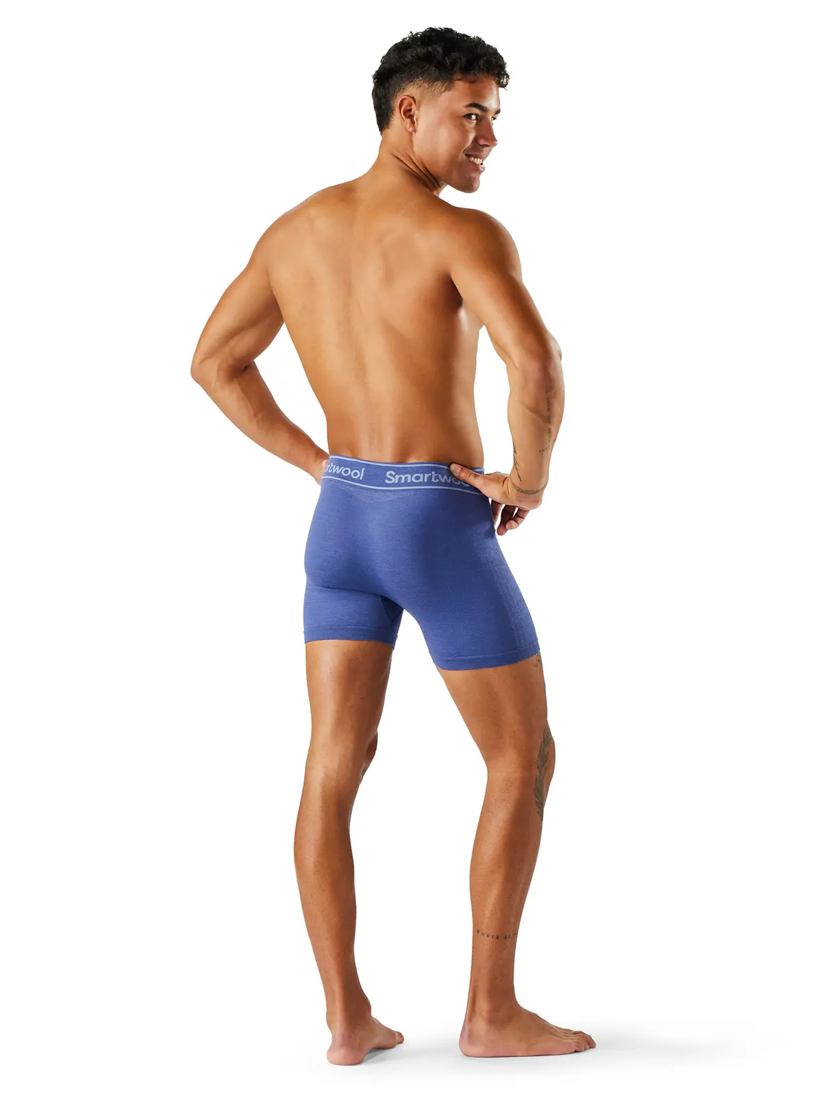 メンズ イントラニット ボクサーブリーフ ナイトフォールブルー S