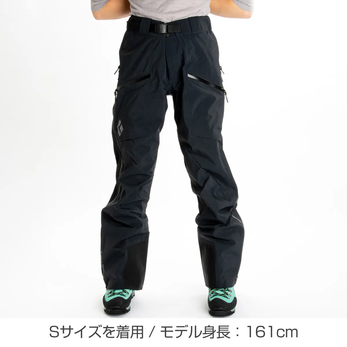 【OUTLET】ウィメンズ シャープエンド パンツ (ブラック M) ブラック M