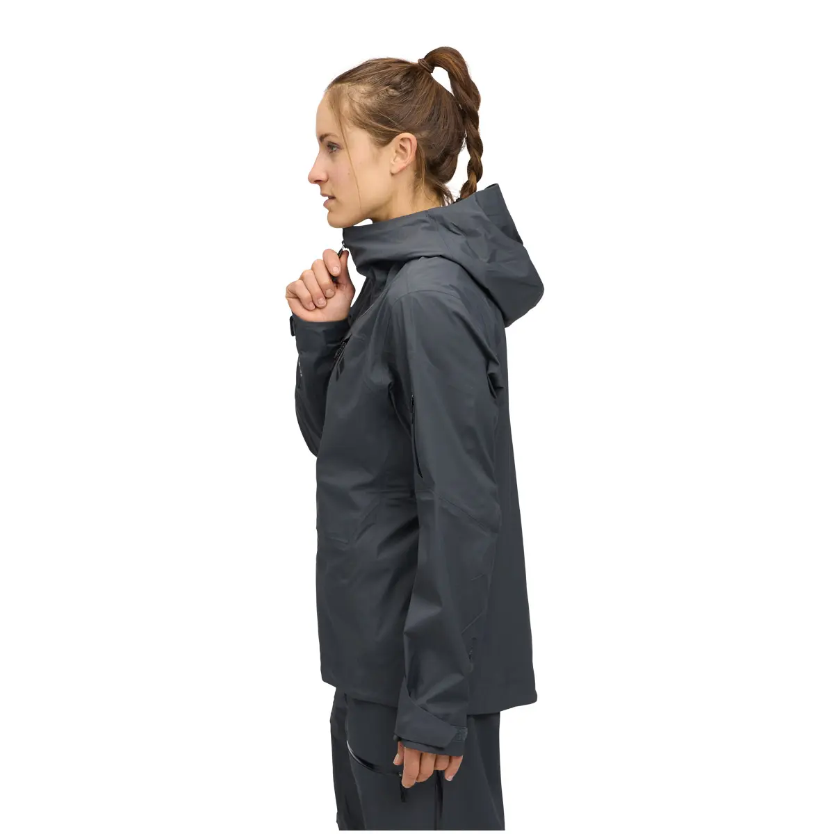 ウィメンズ リーコンストレッチLTシェル カーボン S