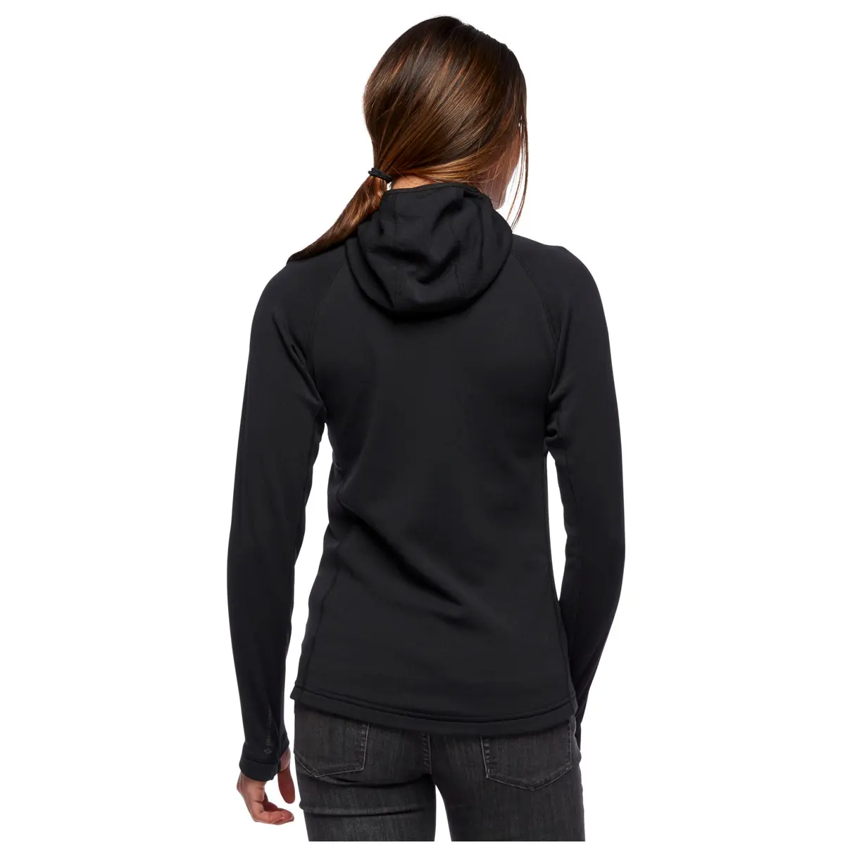 ウィメンズ コエフィシエントフリースフーディー ブラック XS