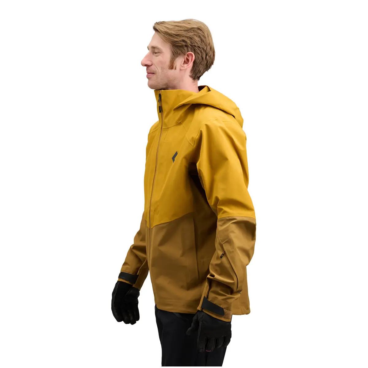 メンズ リーコンストレッチスキーシェル(S アンバー/フラックス