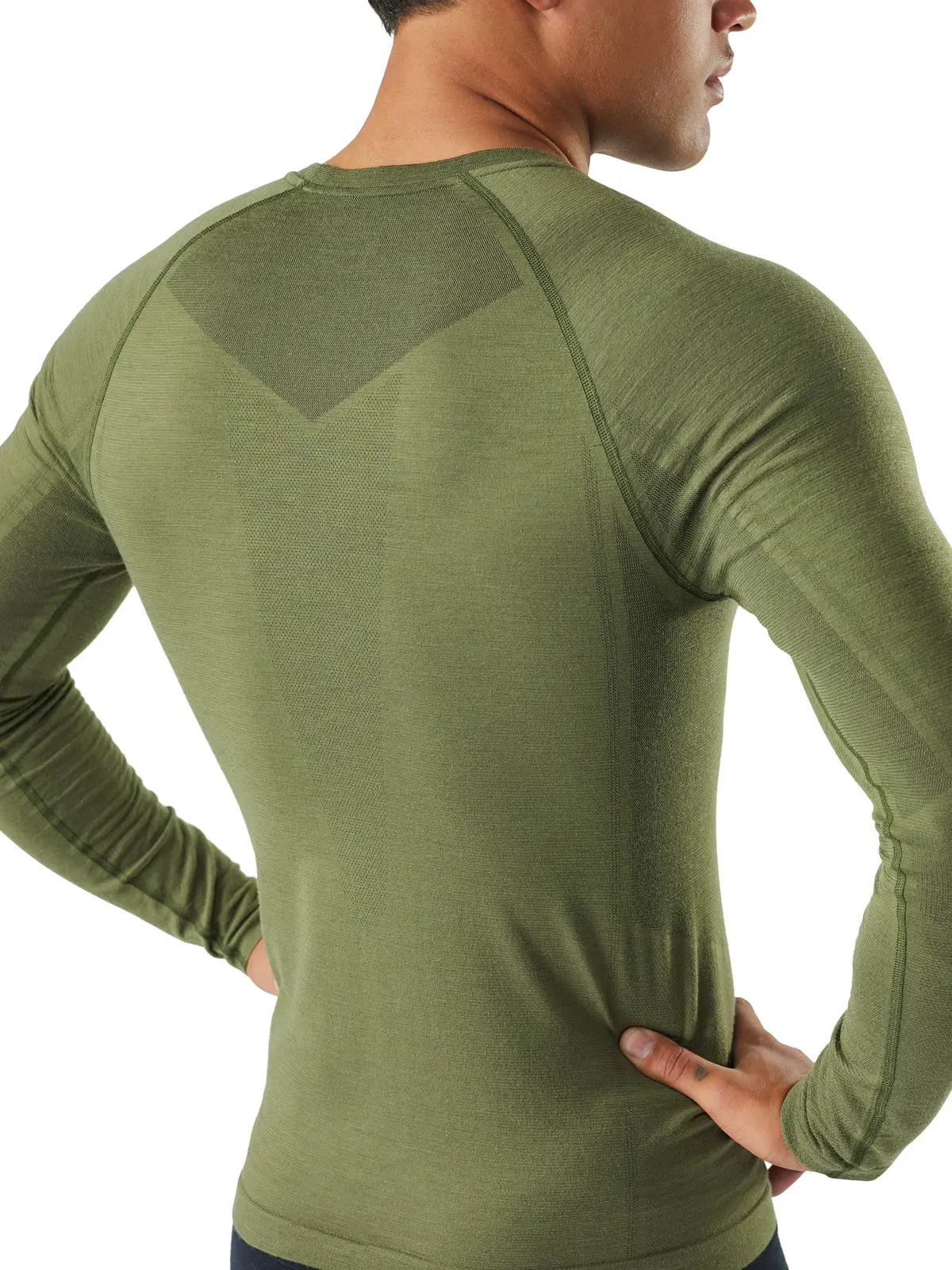 メンズ イントラニット オールシーズンメリノベースレイヤー クルー ウィンターモス S