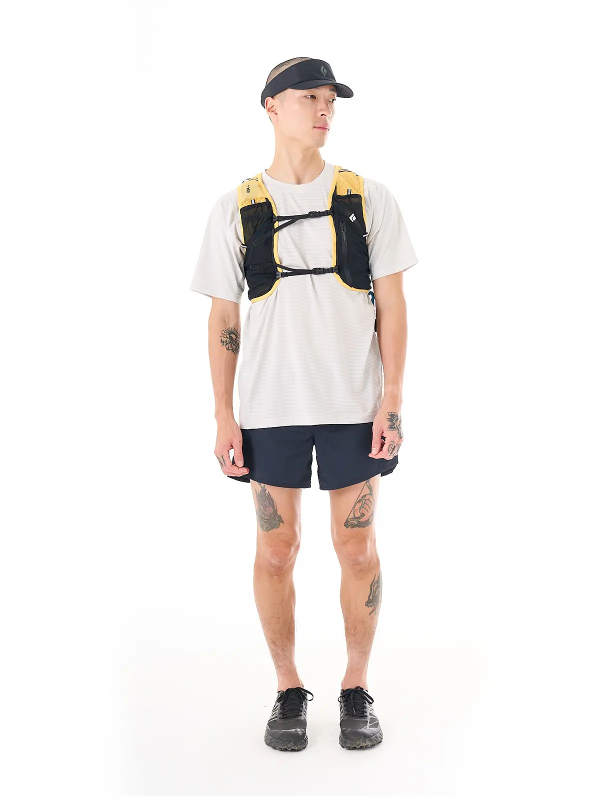 ディスタンス6ベスト ブラック XS