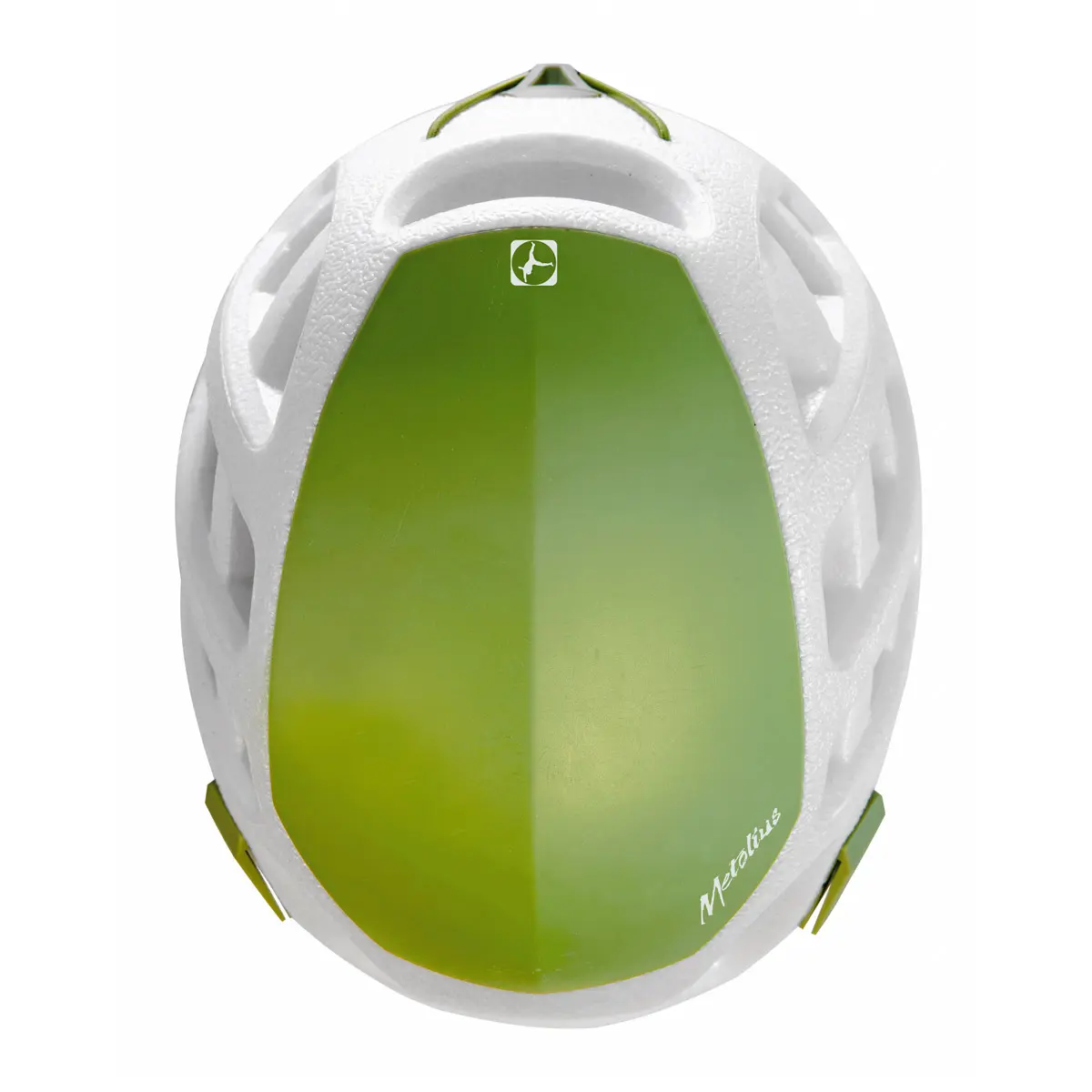 ハードトップ ヘルメット ホワイト/グリーン S/M