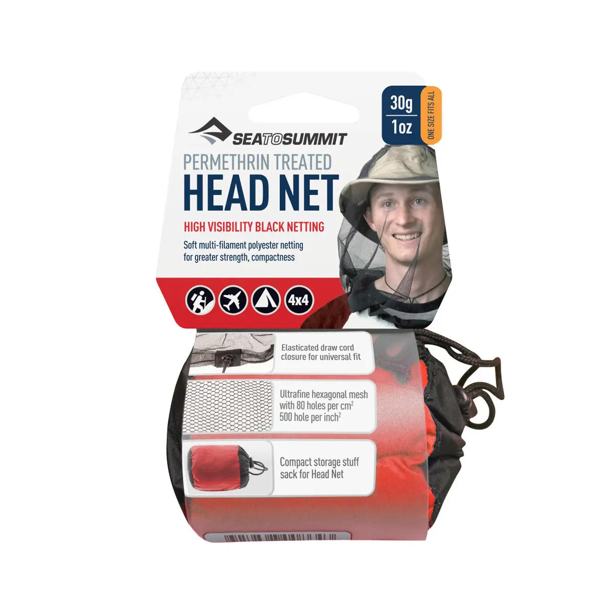 ヘッドネット (ペルメトリン加工)