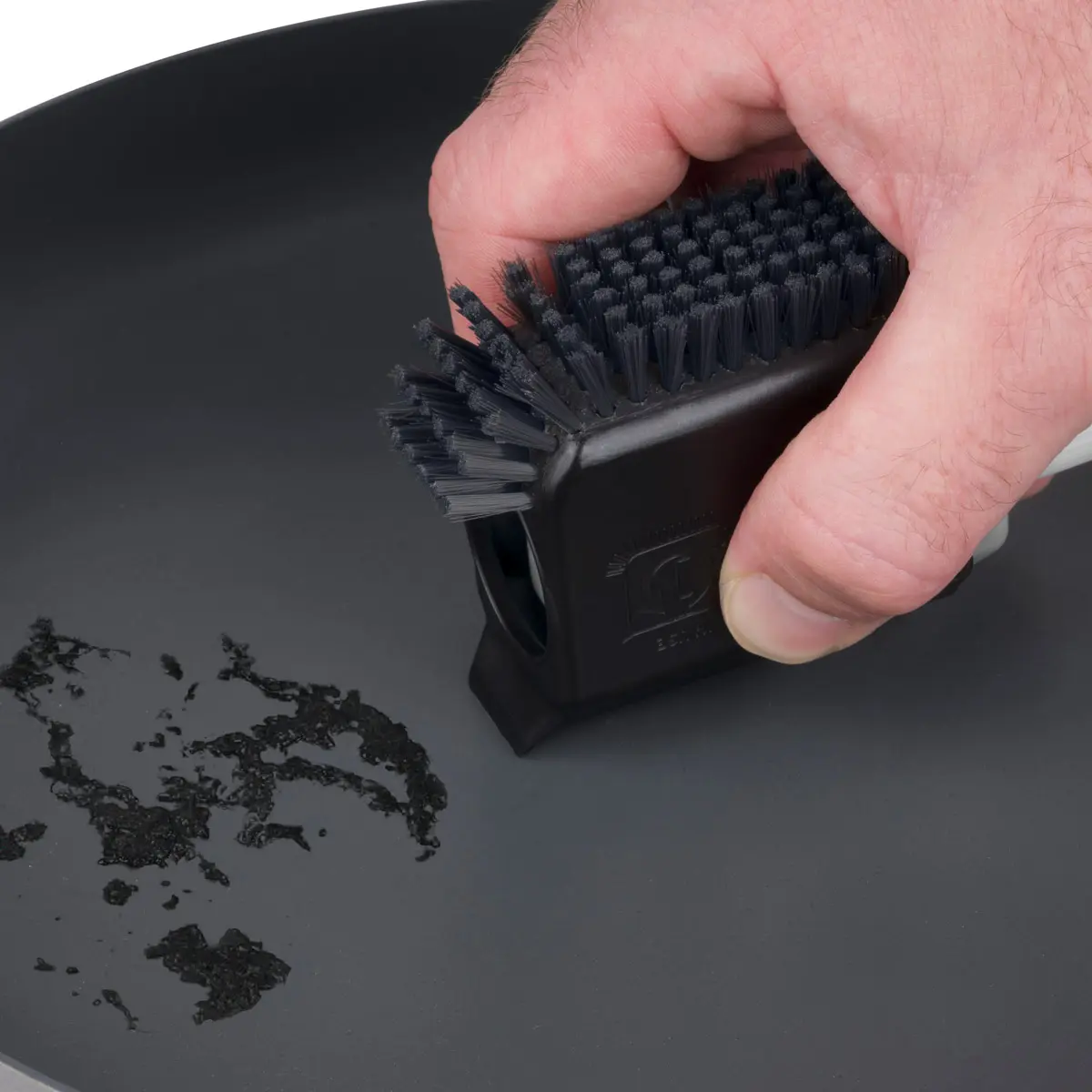 キャンプキッチンポットスクラバー ブラック