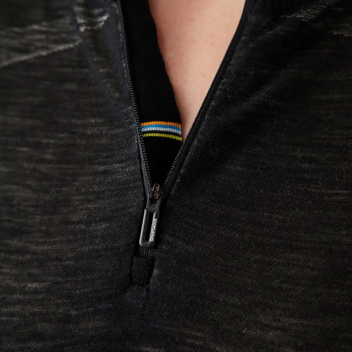 OUTLET】ウィメンズ イントラニットメリノ200 1/4ジップ (ブラック