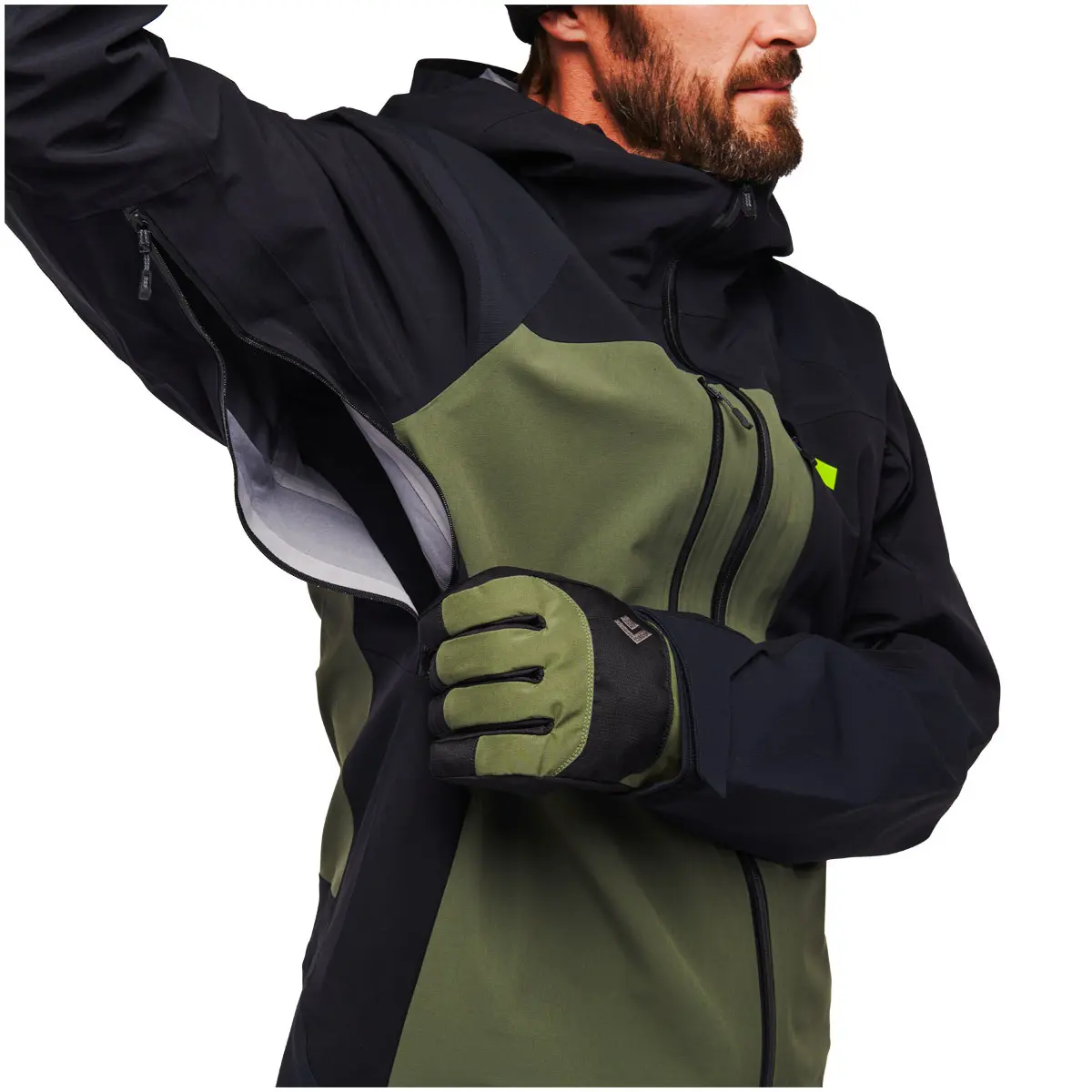 【OUTLET】メンズ リーコンストレッチプロシェル (ブラック/タンドラ M) ブラック/タンドラ M