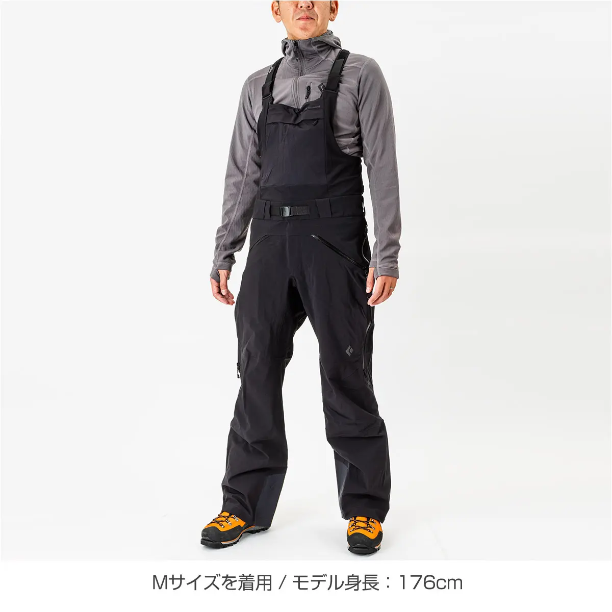 【OUTLET】メンズ リーコンストレッチビブ (アンバー/ブラック S) アンバー/ブラック S