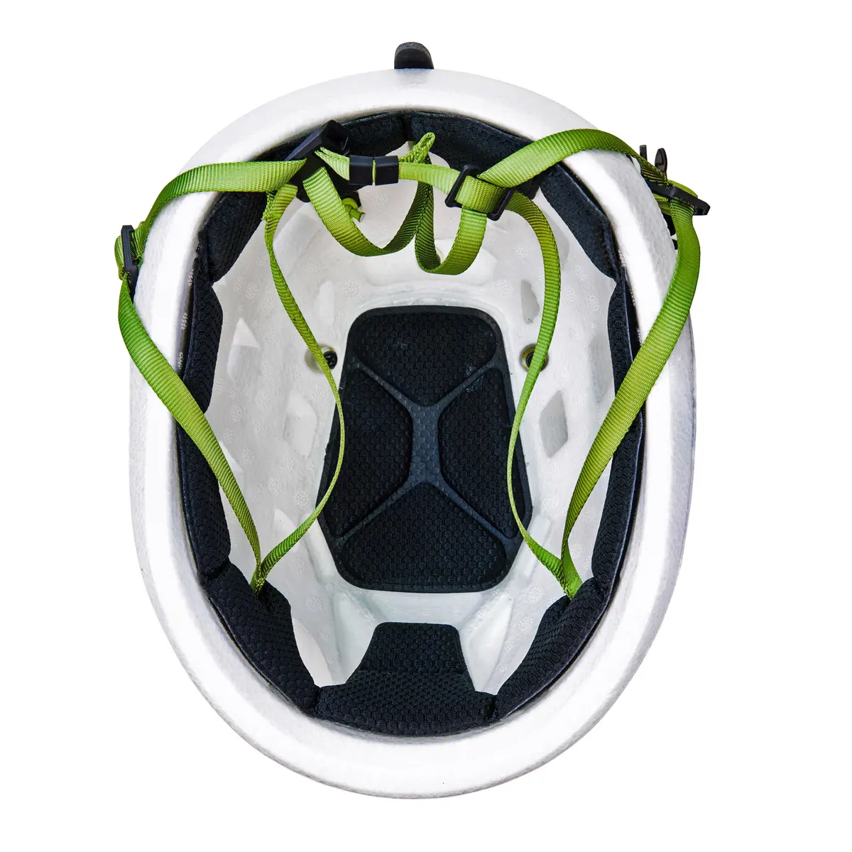 ハードトップ ヘルメット ホワイト/グリーン S/M