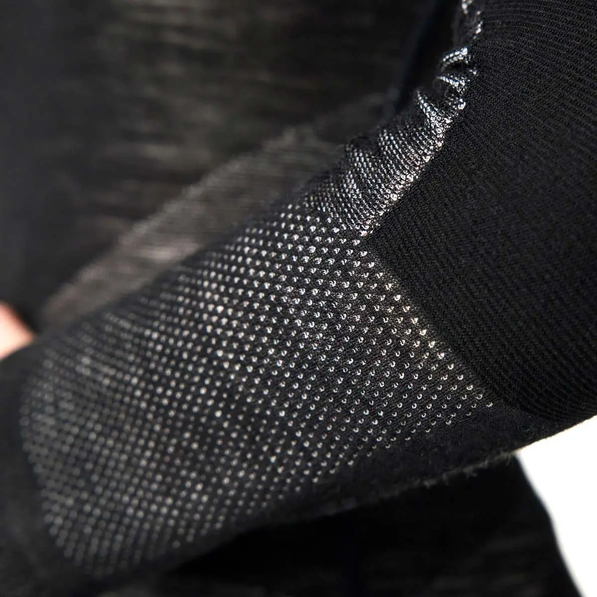 【OUTLET】ウィメンズ イントラニットメリノ200 1/4ジップ (ブラック/ホワイト XS) ブラック/ホワイト XS