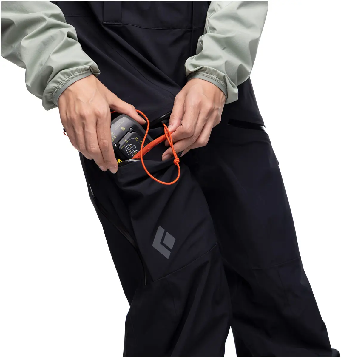 ウィメンズ リーコンストレッチビブ(XS ブラック): ブラック