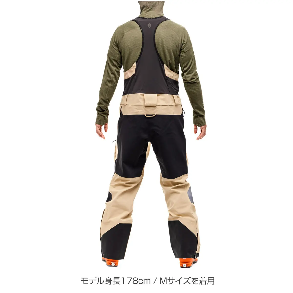 【OUTLET】メンズ リーコンストレッチプロビブ (カーキ/スモーク S) カーキ/スモーク S