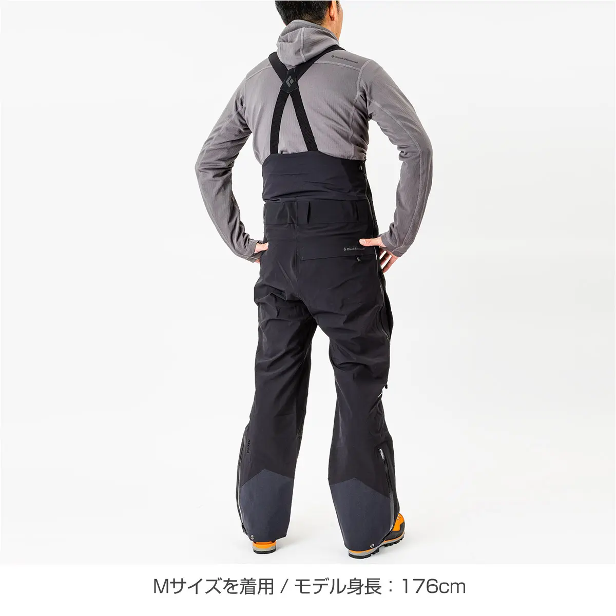 【OUTLET】メンズ リーコンストレッチビブ (アンバー/ブラック S) アンバー/ブラック S