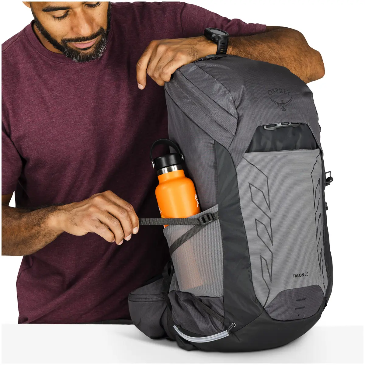 タロン26 ブラック/コーラルグレー