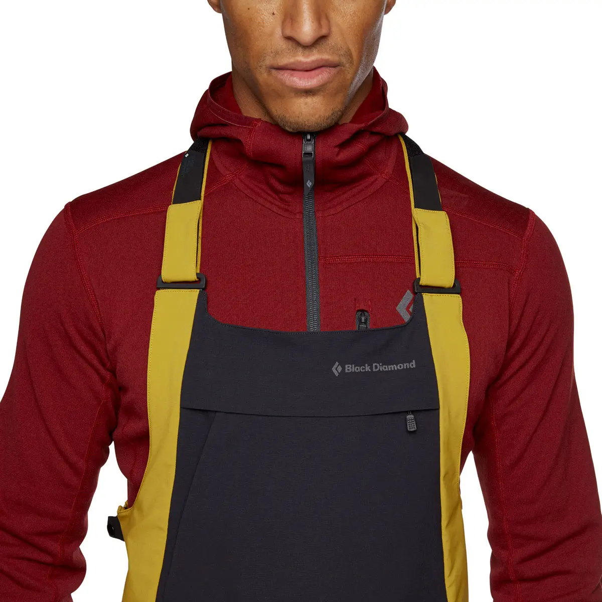 【OUTLET】メンズ リーコンストレッチビブ (アンバー/ブラック S) アンバー/ブラック S