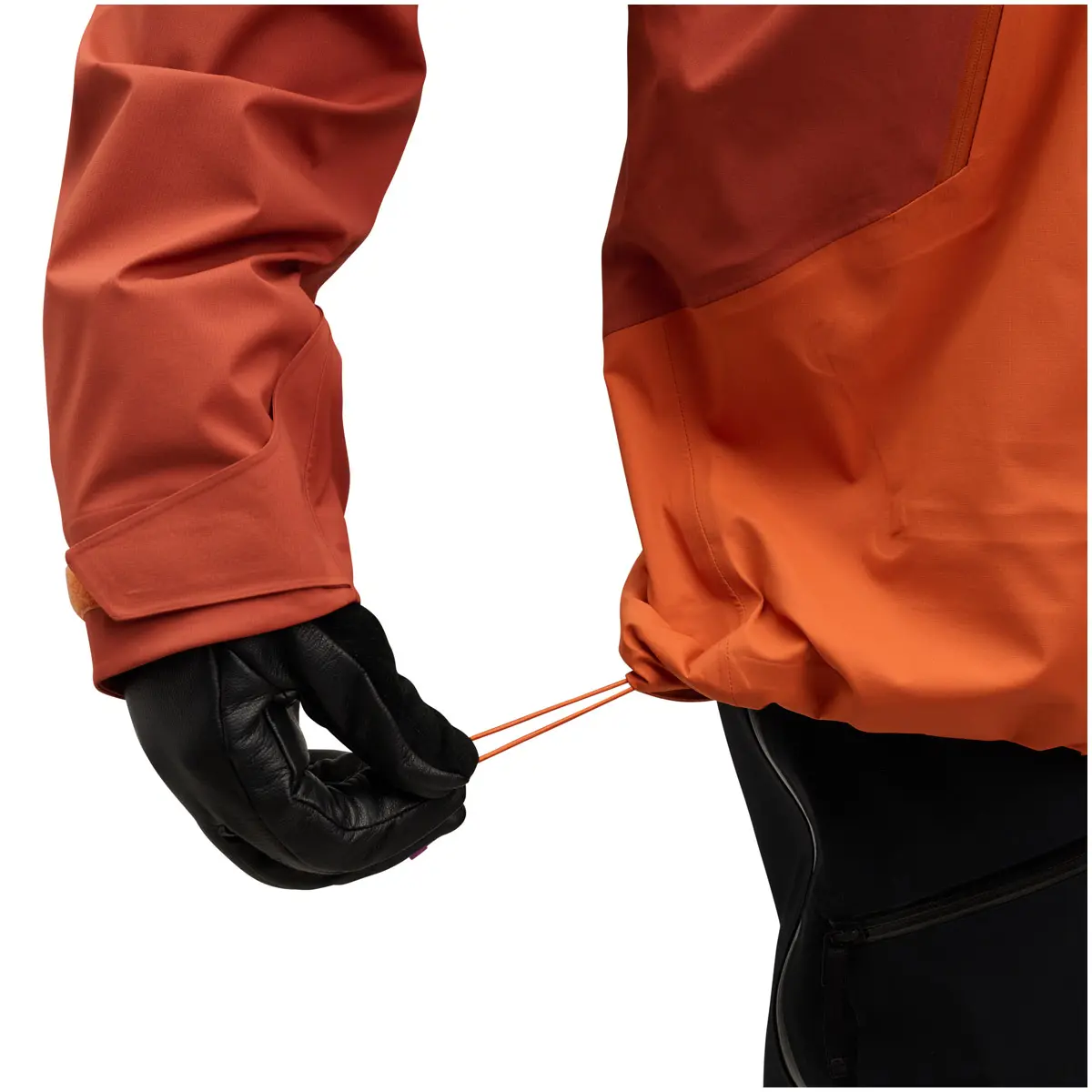 メンズ リーコンストレッチLTシェル(S サフラン/バーントシエナ