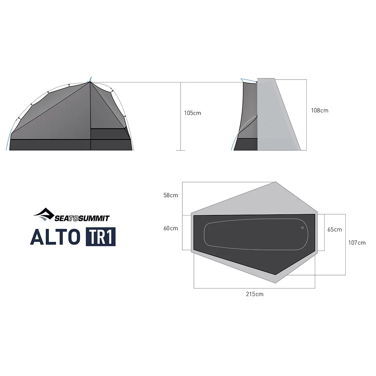 アルトTR1テント グレー