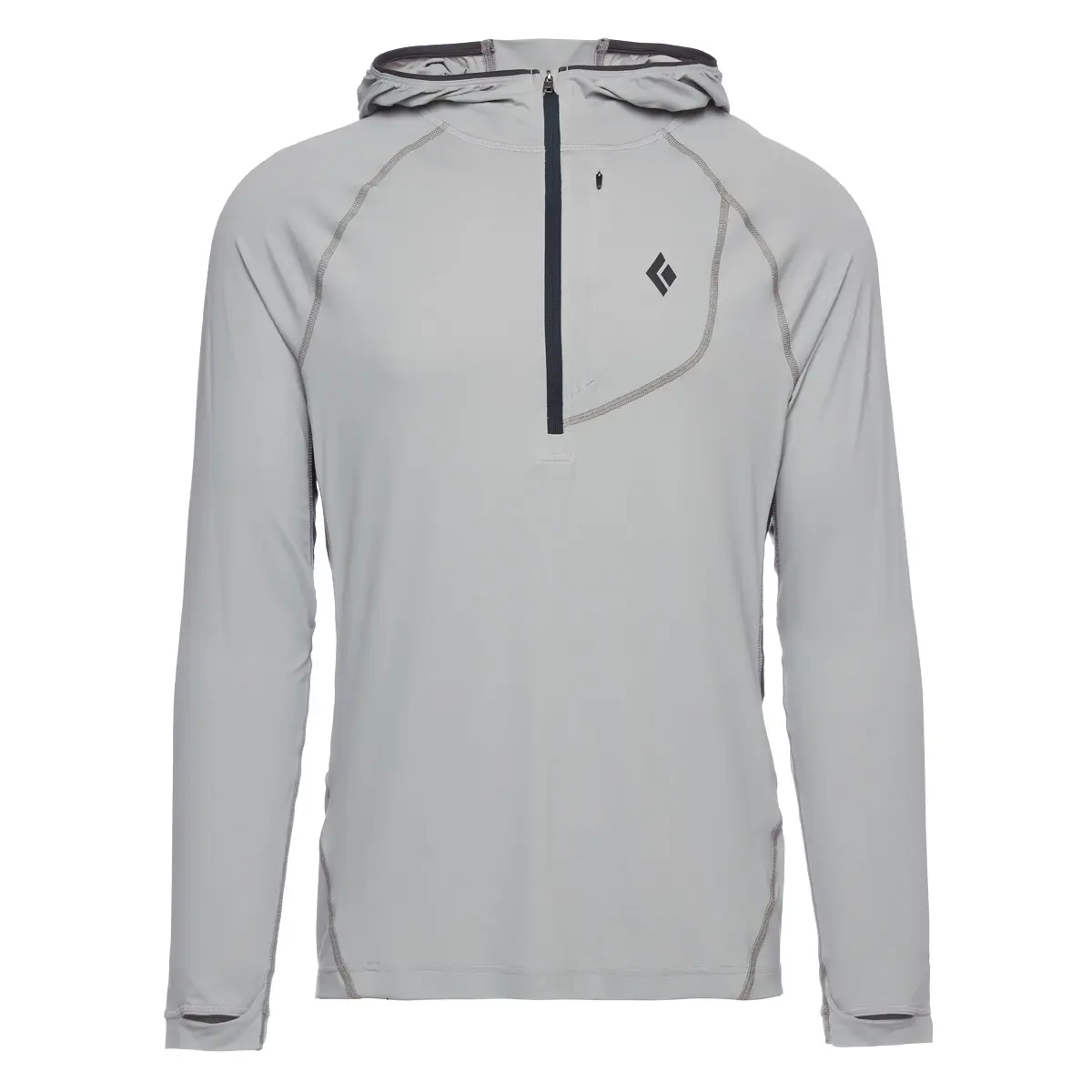 メンズ アルペングロープロフーディー ピューター S