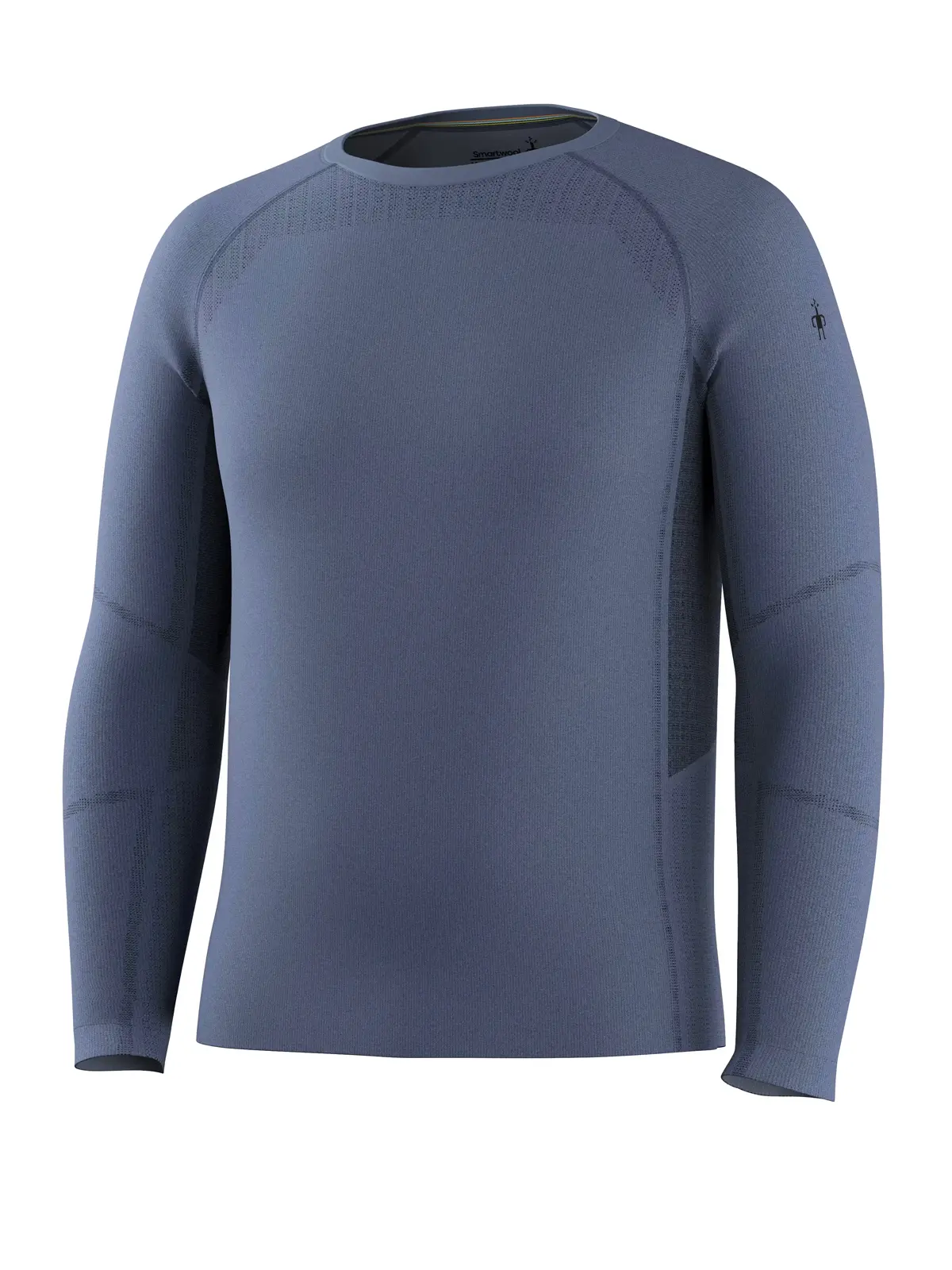 メンズ イントラニット オールシーズンメリノベースレイヤー クルー ナイトフォールブルー S