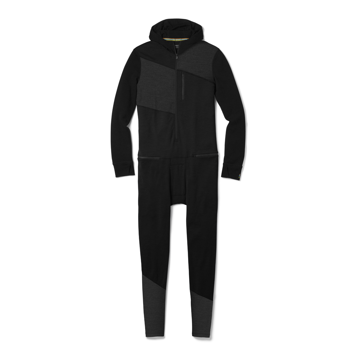 Outlet メンズ メリノ250ベースレイヤーワンピース チャコール ブラック S S チャコール ブラック アウトレット ロストアローオンラインストア