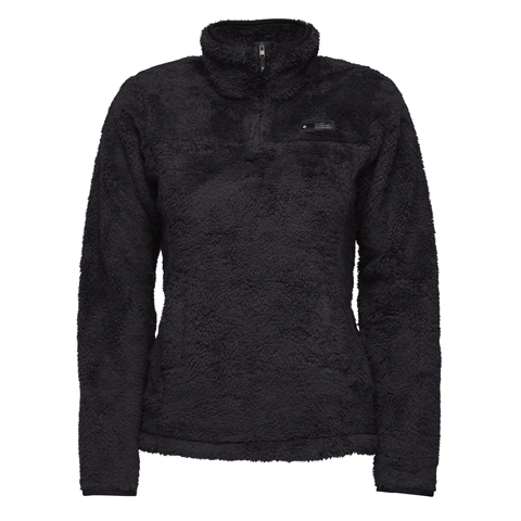 【OUTLET】ウィメンズ ローディー1/4ジップ フリース (ブラック XS)