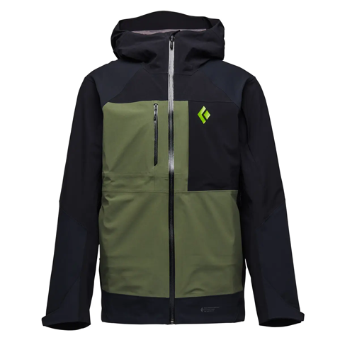 OUTLET】メンズ リーコンストレッチプロシェル (ブラック/タンドラ M