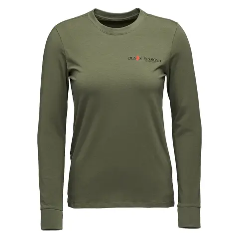 【OUTLET】ウィメンズ ヘリテイジワードマークLSティー (タンドラ XS)