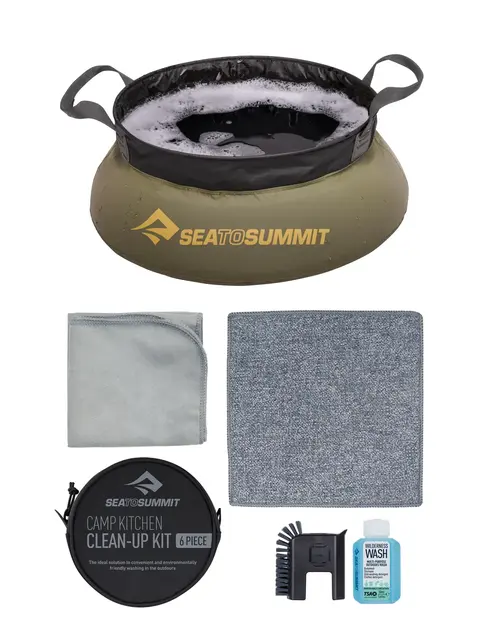 キャンプキッチンクリーンアップキット