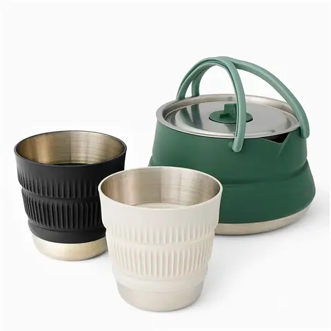 ディツアーステンレスケトルクック[2P]3点セット