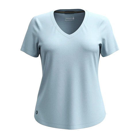 【OUTLET】ウィメンズ アクティブウルトラライト Vネックショートスリーブ (ウィンタースカイ XS)