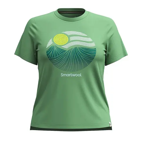 【OUTLET】ウィメンズ ホライゾンビューグラフィック ショートスリーブティー (ハニーデュー XS)