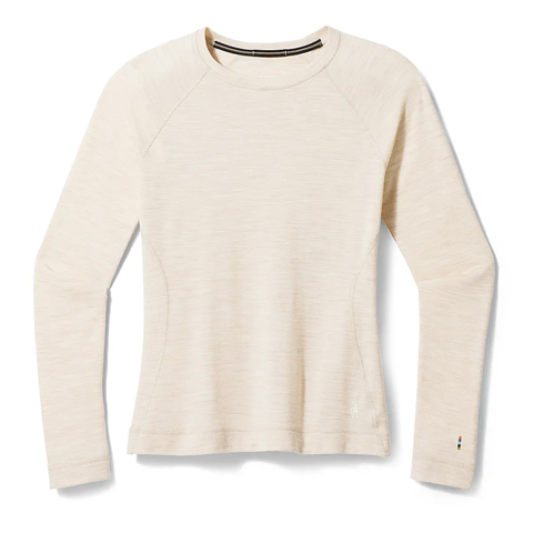 【OUTLET】ウィメンズ クラシックサーマルメリノ ベースレイヤークルー (アーモンドヘザー M)