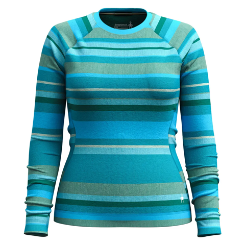 【OUTLET】ウィメンズ クラシックサーマルメリノ ベースレイヤークルー (プールブルージョビアンスフィア XS)