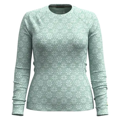 【OUTLET】ウィメンズ クラシックサーマルメリノ ベースレイヤークルー (アークティックグリーンデジスノー XS)