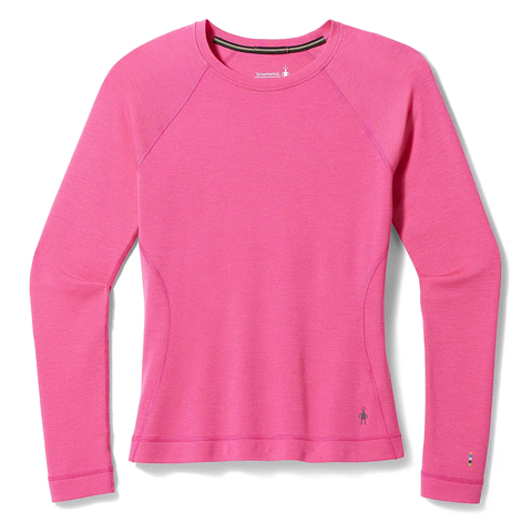 【OUTLET】ウィメンズ クラシックサーマルメリノ ベースレイヤークルー (パワーピンク S)