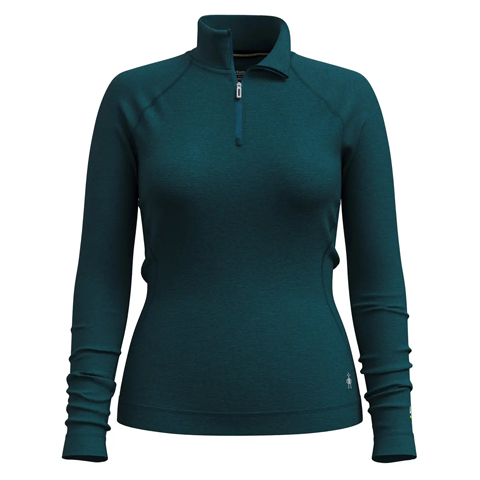 【OUTLET】ウィメンズ クラシックサーマルメリノ ベースレイヤー1/4ジップ (トワイライトブルーヘザー XS)