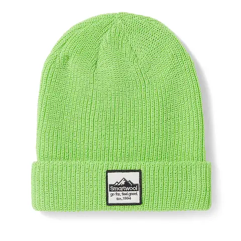 【OUTLET】スマートウールパッチビーニー (エレクトリックグリーン )