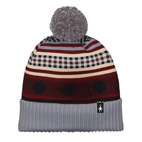 【OUTLET】フェアアイル フリースラインドビーニー (ライトグレーヘザー )