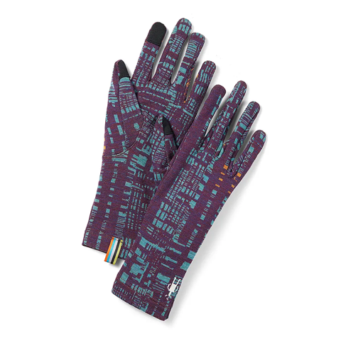 【OUTLET】サーマルメリノグローブ (パープルアイリスデジプレイド XS)