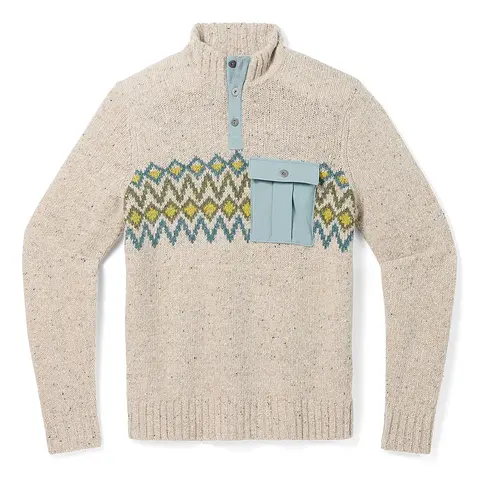 【OUTLET】メンズ ヘビーヘンリーセーター (オートヘザー S)