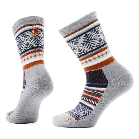 【OUTLET】フェアアイルセータークルー (ライトグレー M)